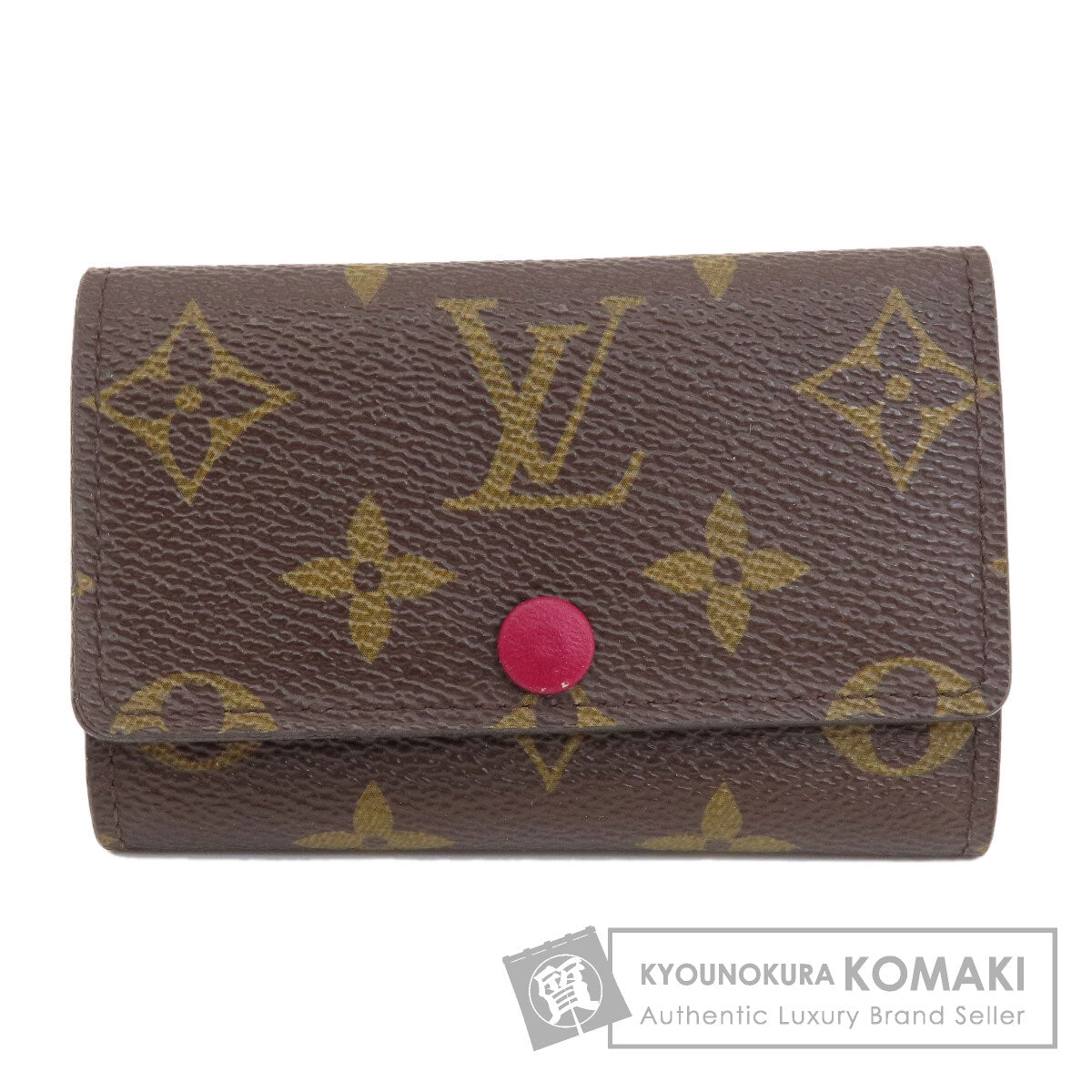 LOUIS VUITTON  M60701 key holder  Multicles6 Monogram Fuchsia Monogram canvas Ladies