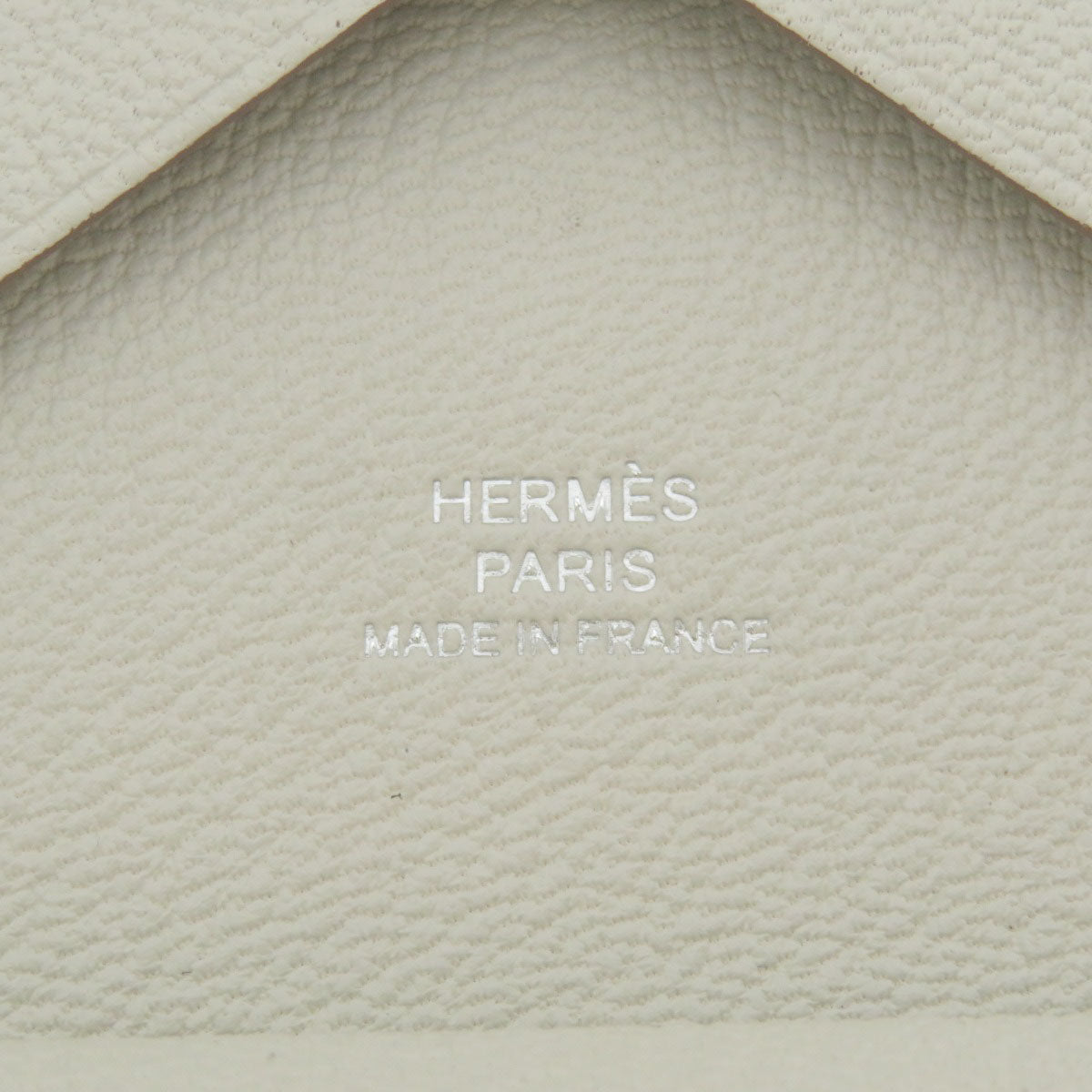 HERMES   Card Case Calvi Duo Chevre Chevre Ladies