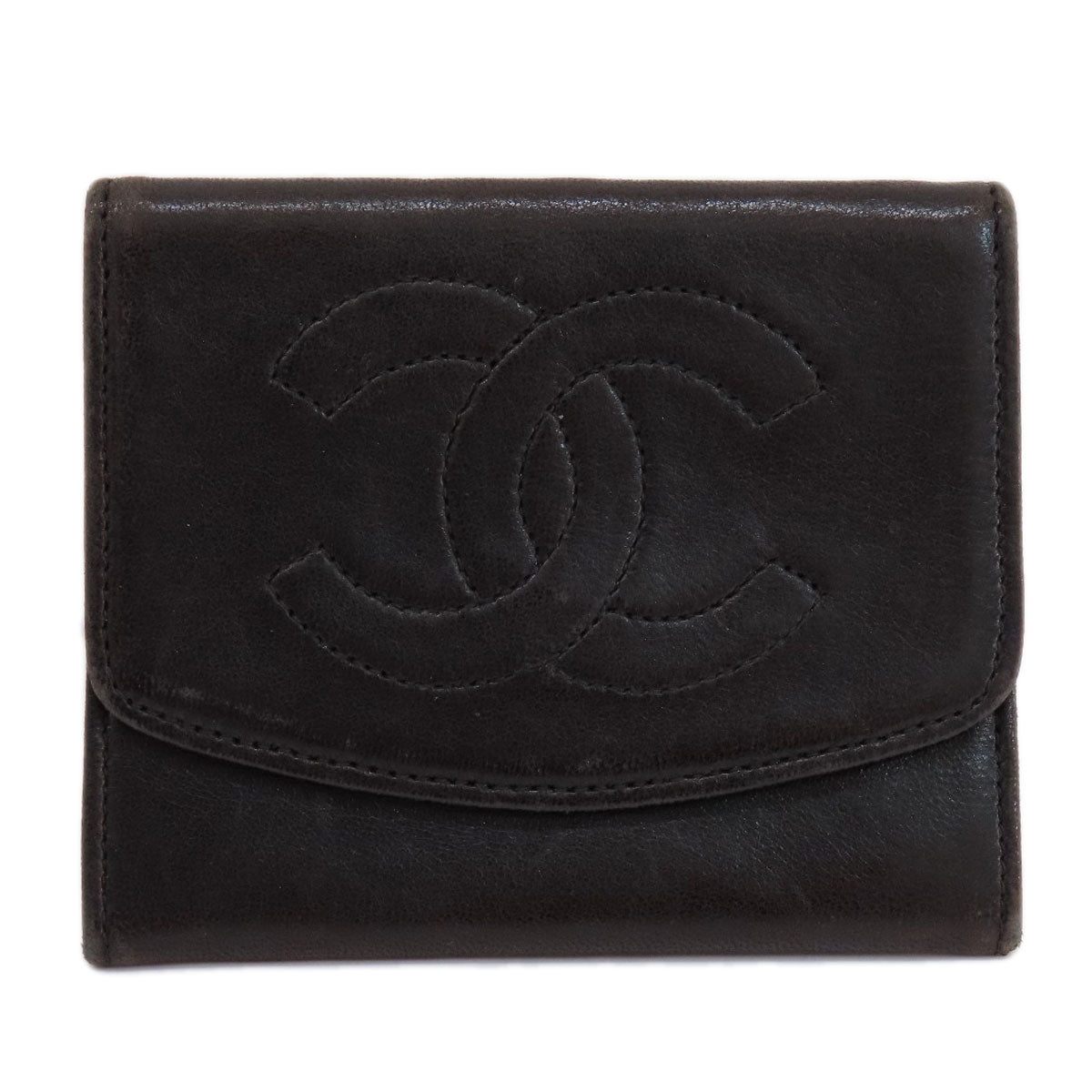 CHANEL   coin purse COCO Mark Lambskin Ladies