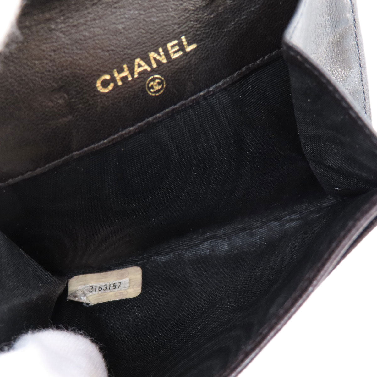 CHANEL   coin purse COCO Mark Lambskin Ladies