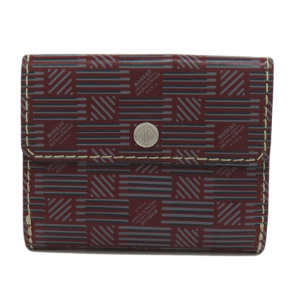 SELECT WALLET Moreau Paris Double Sided Bifold Wallet with Coin Pocket Leather Ladies [Used]