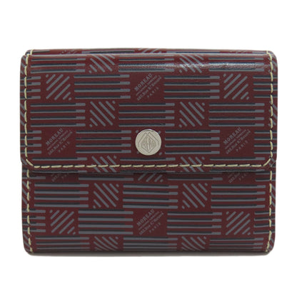 SELECT WALLET Moreau Paris Double Sided Bifold Wallet with Coin Pocket Leather Ladies [Used]