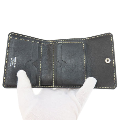 SELECT WALLET Moreau Paris Double Sided Bifold Wallet with Coin Pocket Leather Ladies [Used]