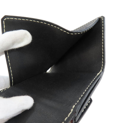 SELECT WALLET Moreau Paris Double Sided Bifold Wallet with Coin Pocket Leather Ladies [Used]
