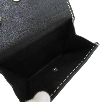 セレクトウォレット モロー・パリ Wホック 二つ折り財布（小銭入れあり） レザー レディース 【中古】【SELECT WALLET】