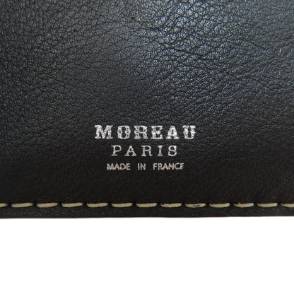 SELECT WALLET Moreau Paris Double Sided Bifold Wallet with Coin Pocket Leather Ladies [Used]