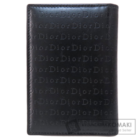 CHRISTIAN DIOR   Card Case Logo embossing Leather Ladies