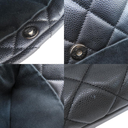 CHANEL COCO Mark Matelasse SilverHardware Tote Bag Soft Grained Calfskin Ladies [Used]