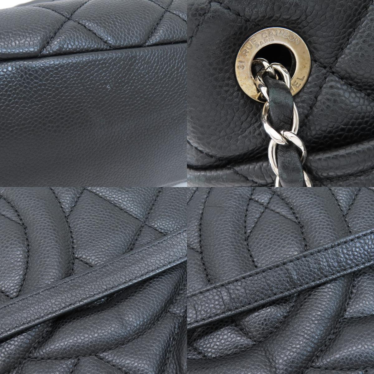CHANEL COCO Mark Matelasse SilverHardware Tote Bag Soft Grained Calfskin Ladies [Used]