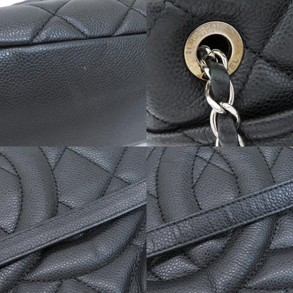 CHANEL COCO Mark Matelasse SilverHardware Tote Bag Soft Grained Calfskin Ladies [Used]