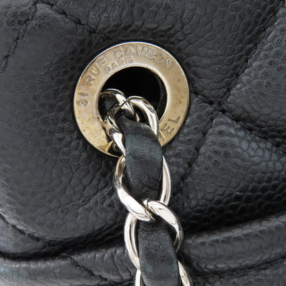 CHANEL   Tote Bag COCO Mark Matelasse SilverHardware Soft Caviar skin Ladies