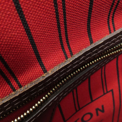 LOUIS VUITTON N41358 Neverfull MM Damier Ebene Tote Bag Damier canvas Ladies [Used]