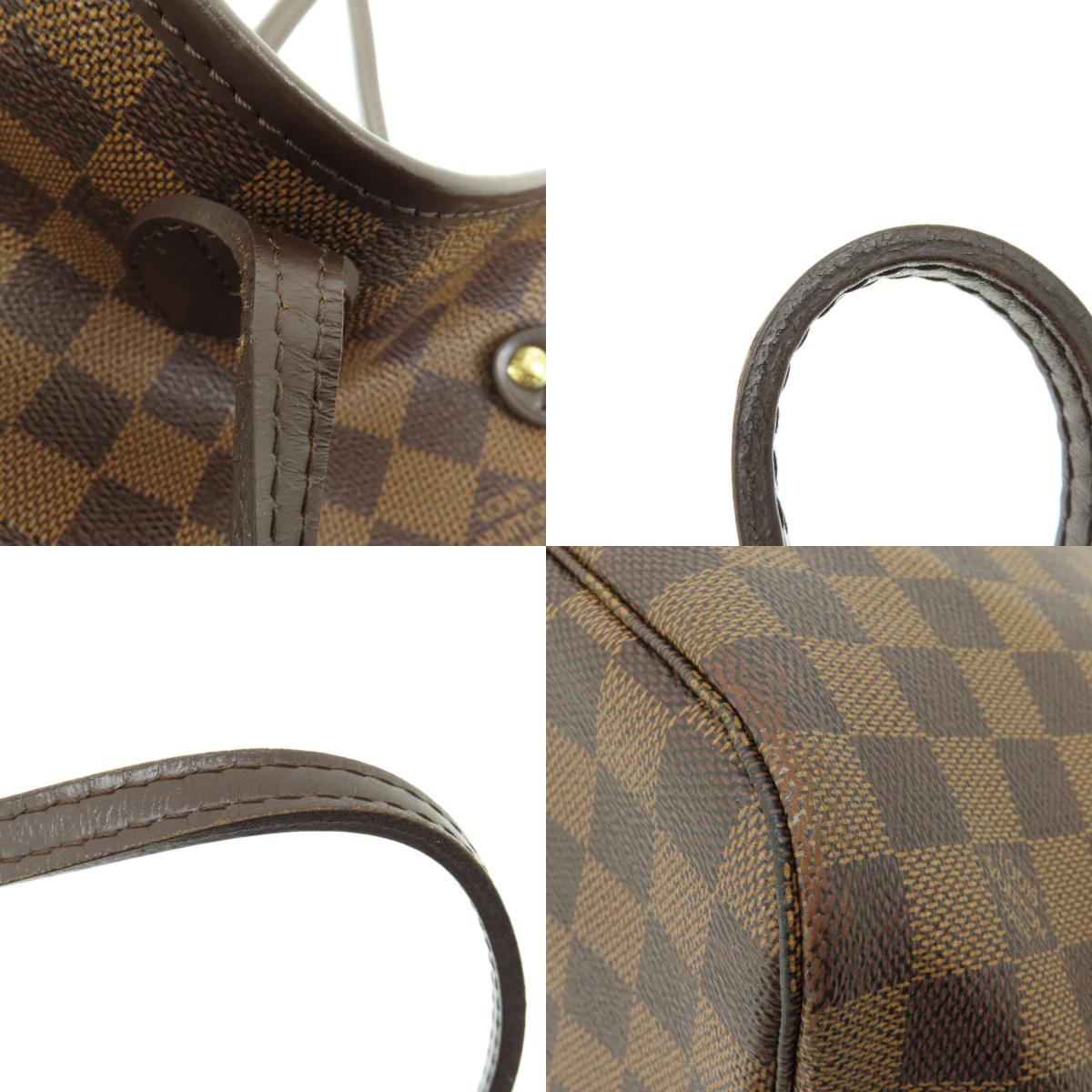 LOUIS VUITTON N41358 Neverfull MM Damier Ebene Tote Bag Damier canvas Ladies [Used]