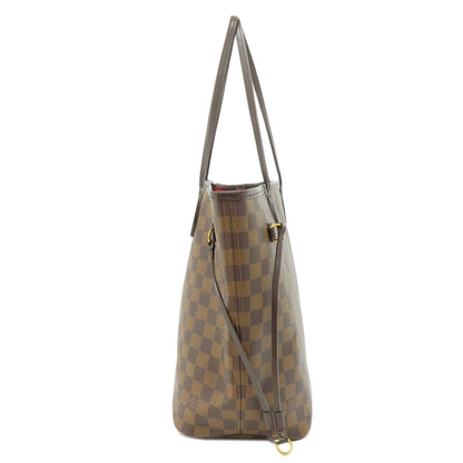LOUIS VUITTON N41358 Neverfull MM Damier Ebene Tote Bag Damier canvas Ladies [Used]