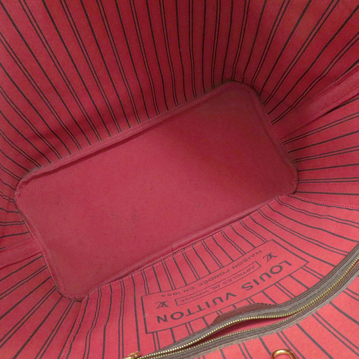 LOUIS VUITTON N41358 Neverfull MM Damier Ebene Tote Bag Damier canvas Ladies [Used]