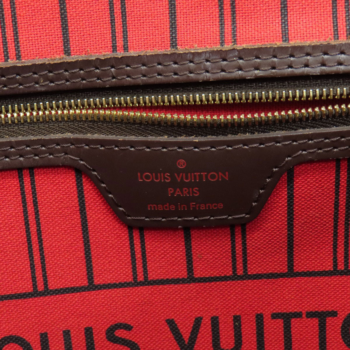 LOUIS VUITTON N41358 Neverfull MM Damier Ebene Tote Bag Damier canvas Ladies [Used]