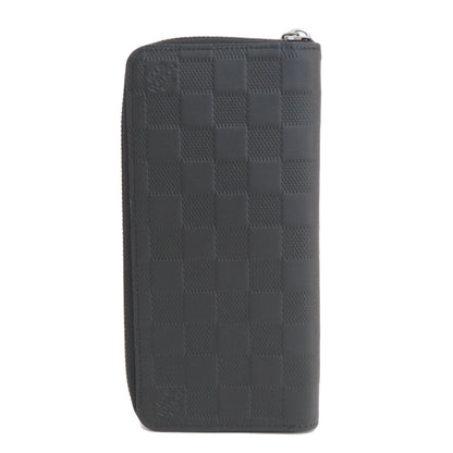 LOUIS VUITTON  N63548 Long wallet (with coin pocket) Zippy wallet ã» Vertical Damier Anfini mens