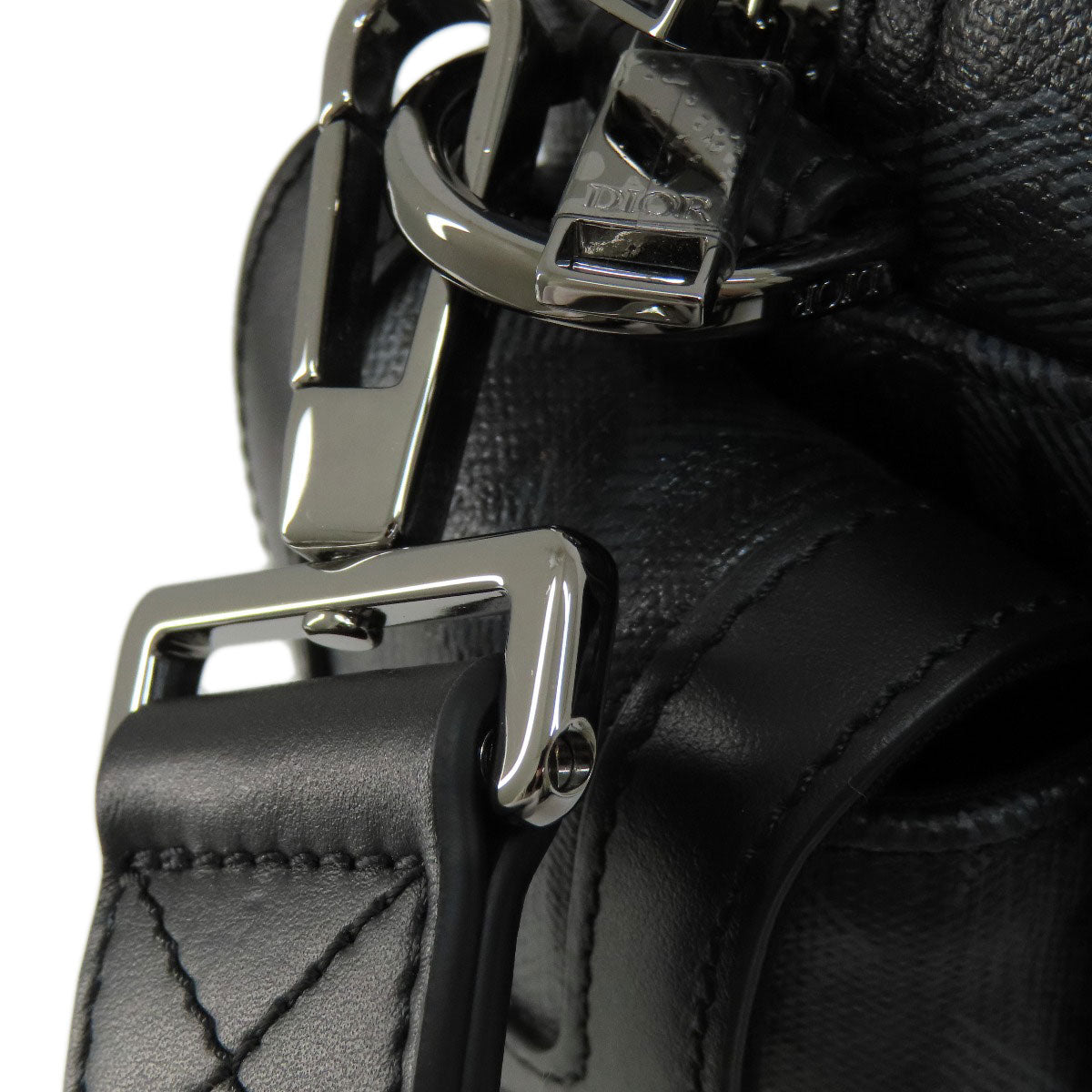 CHRISTIAN DIOR Hit the Road Tote Bag PVC Ladies [Used]