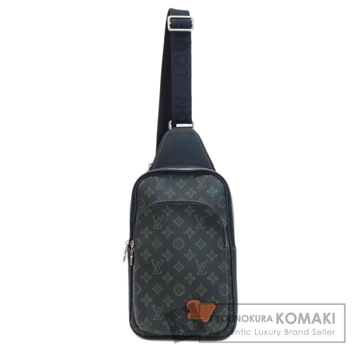 LOUIS VUITTON M46344 Avenue Sling Bag Monogram Records body bag Monogram canvas Ladies [Used]