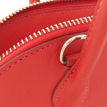 HERMES   Handbag Bolide27 Red SilverHardware Swift Ladies