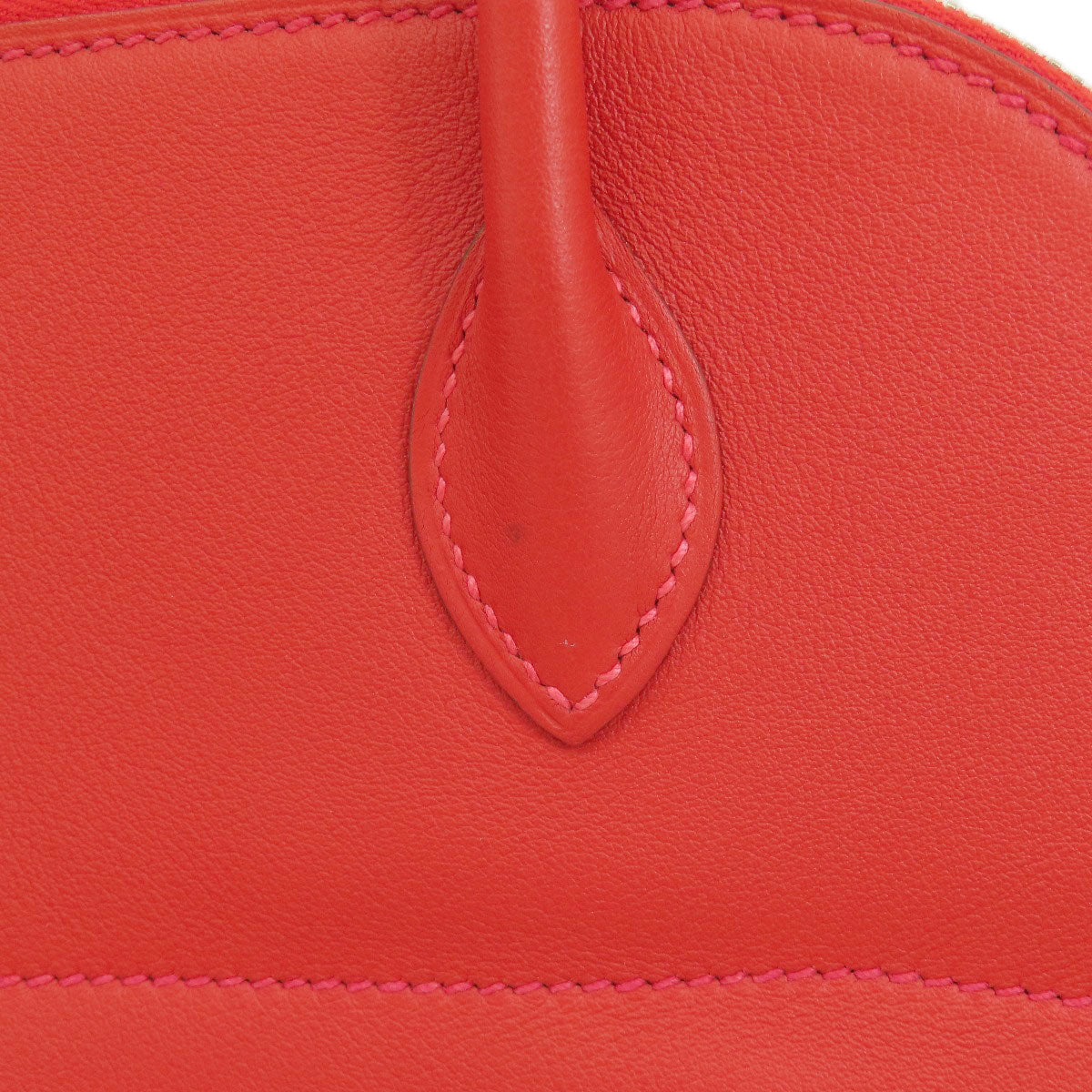 HERMES   Handbag Bolide27 Red SilverHardware Swift Ladies