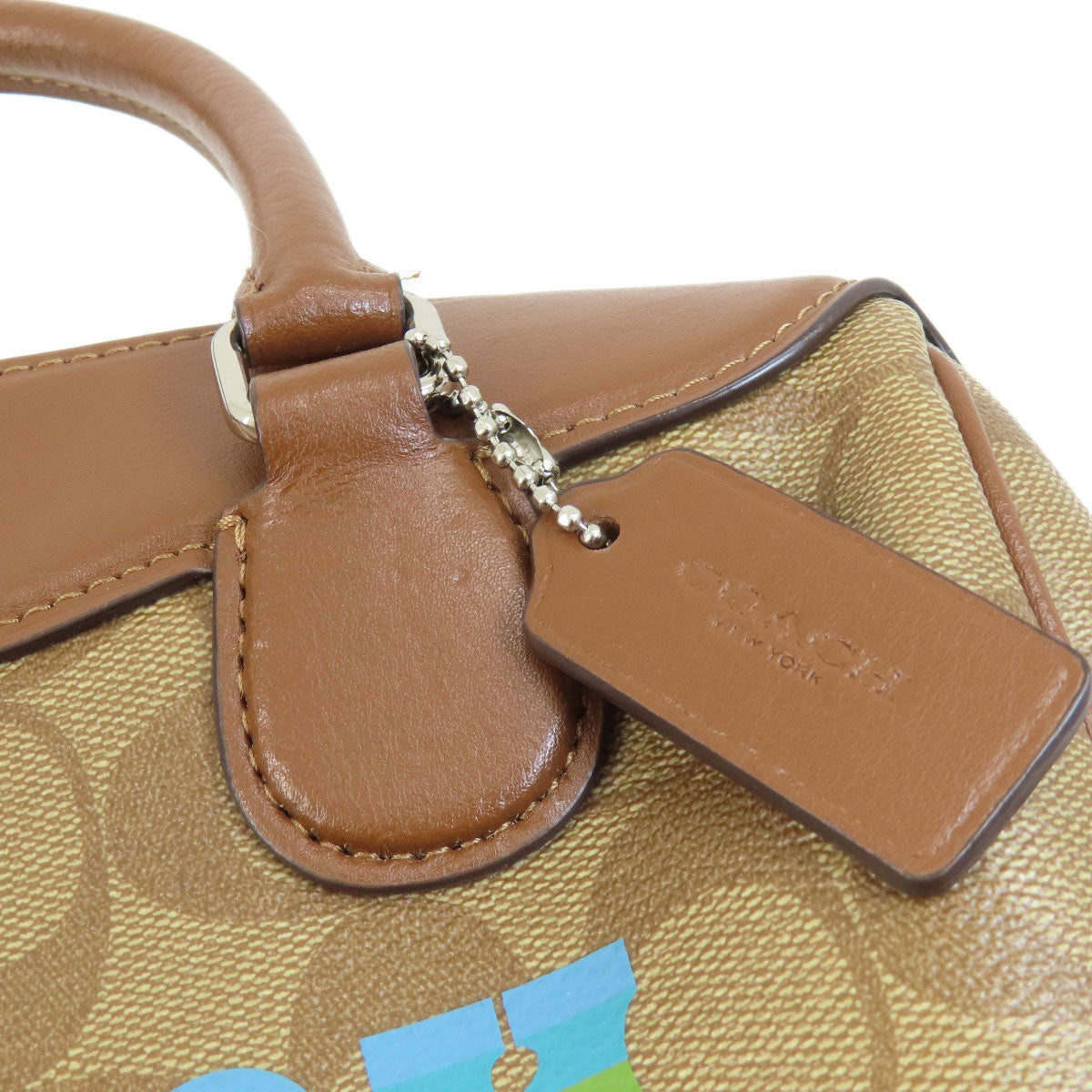 COACH F73119 Signature 2WAY Handbag PVC Ladies [Used]