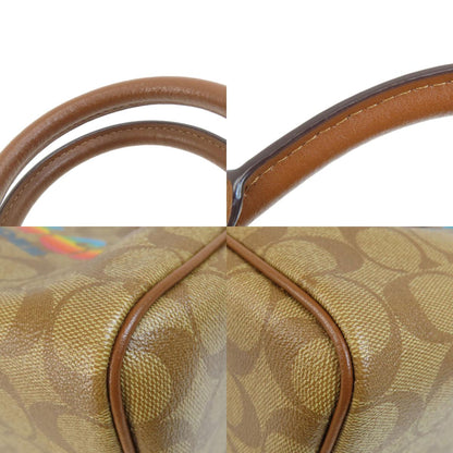 COACH F73119 Signature 2WAY Handbag PVC Ladies [Used]