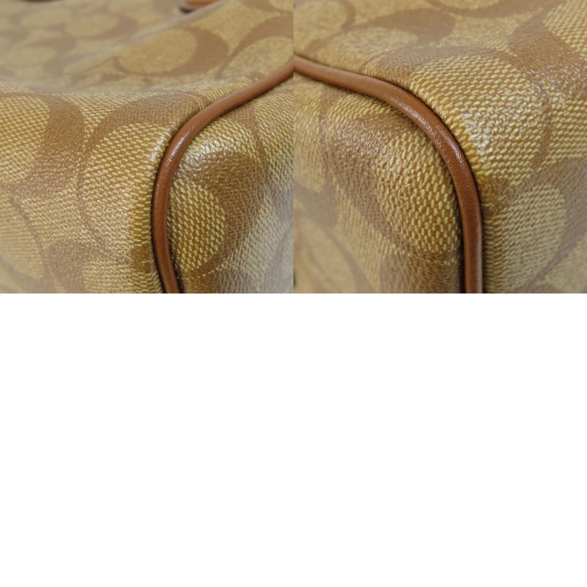 COACH F73119 Signature 2WAY Handbag PVC Ladies [Used]