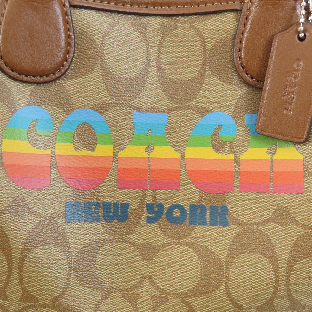 COACH F73119 Signature 2WAY Handbag PVC Ladies [Used]