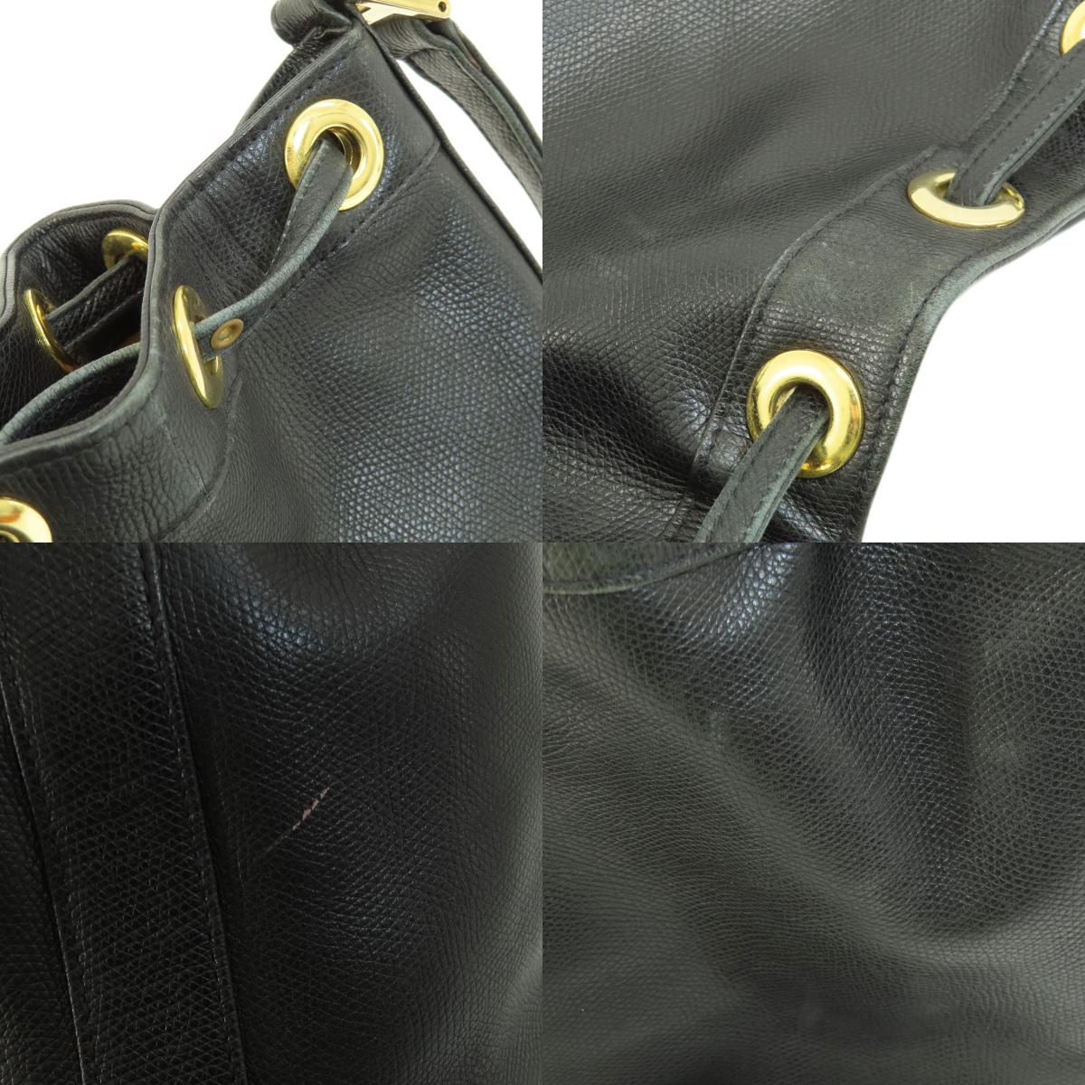 MCM Logo Hardware Shoulder Bag Leather Ladies [Used]