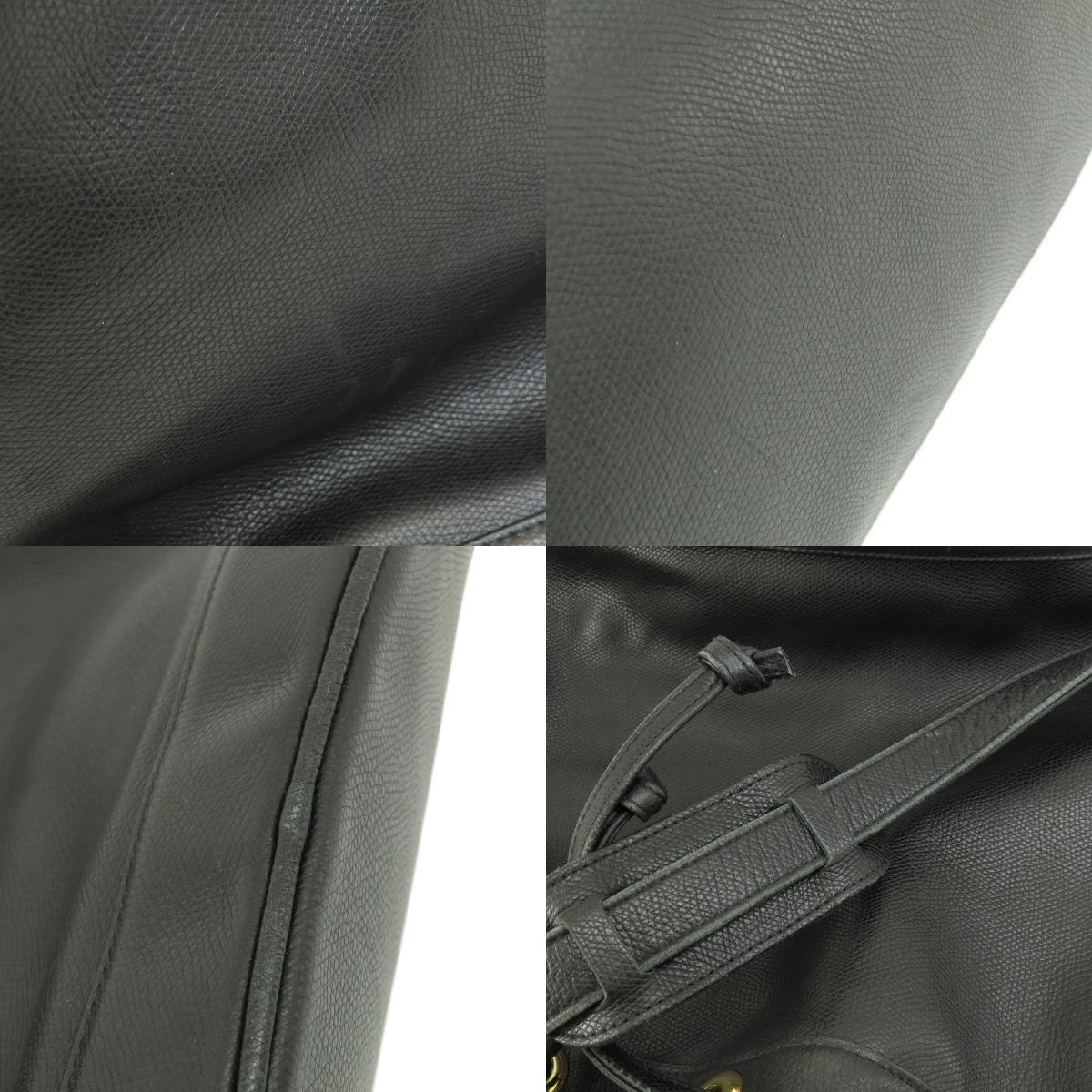 MCM Logo Hardware Shoulder Bag Leather Ladies [Used]