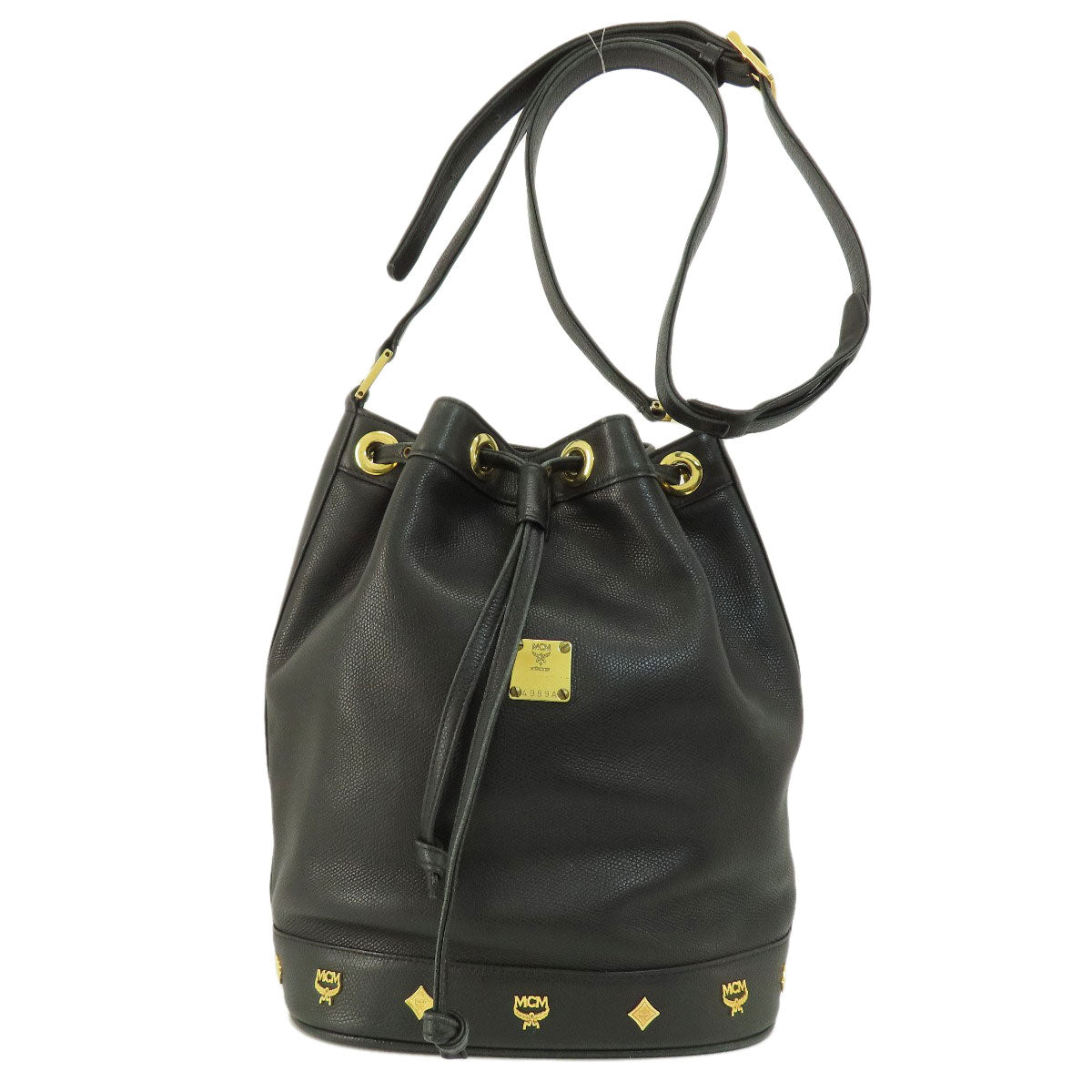 MCM   Shoulder Bag Logo Hardware Leather Ladies