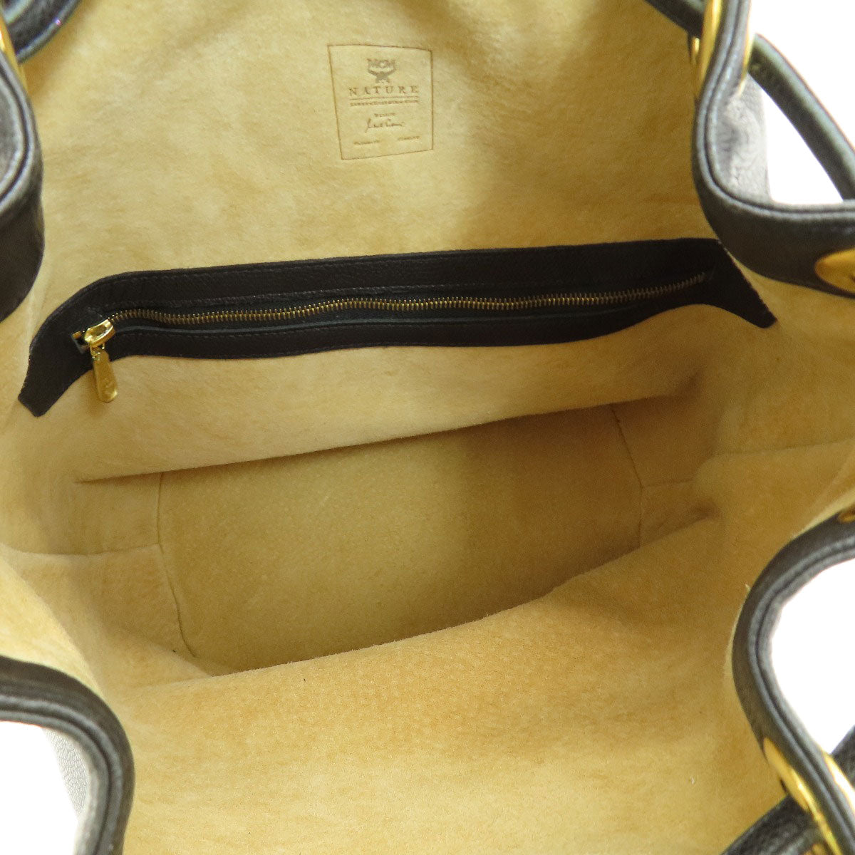 MCM Logo Hardware Shoulder Bag Leather Ladies [Used]