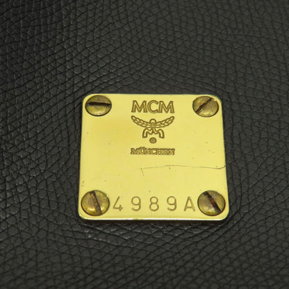 MCM Logo Hardware Shoulder Bag Leather Ladies [Used]