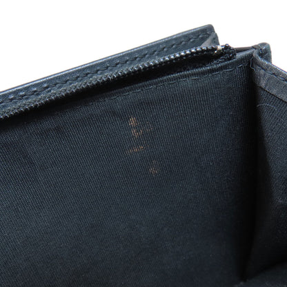 CHANEL COCO Mark SilverHardware Long wallet (with coin pocket) Grained Calfskin Skin Ladies [Used]
