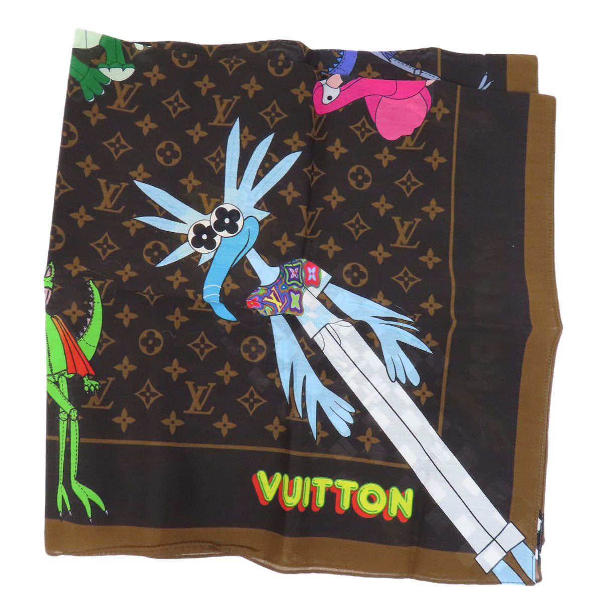 LOUIS VUITTON  MP2954 Scarf Bandana Mask Set LV Friends Cotton SilkLadies