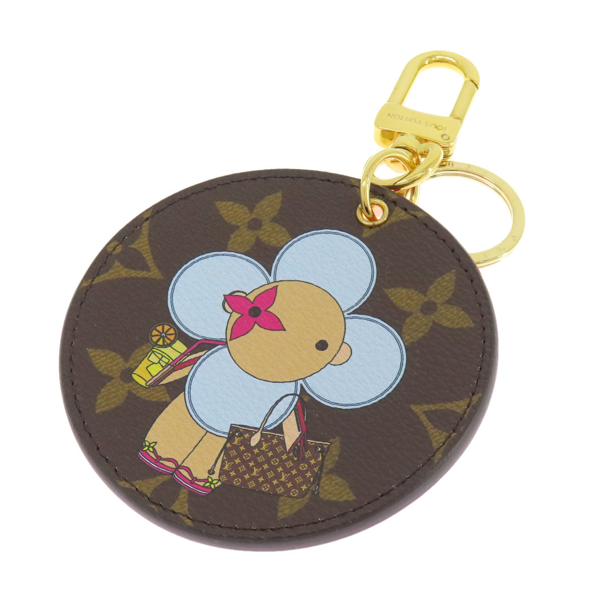 LOUIS VUITTON  M69076 key ring Portocle Illustre Vivienne Monogram Monogram canvas Ladies