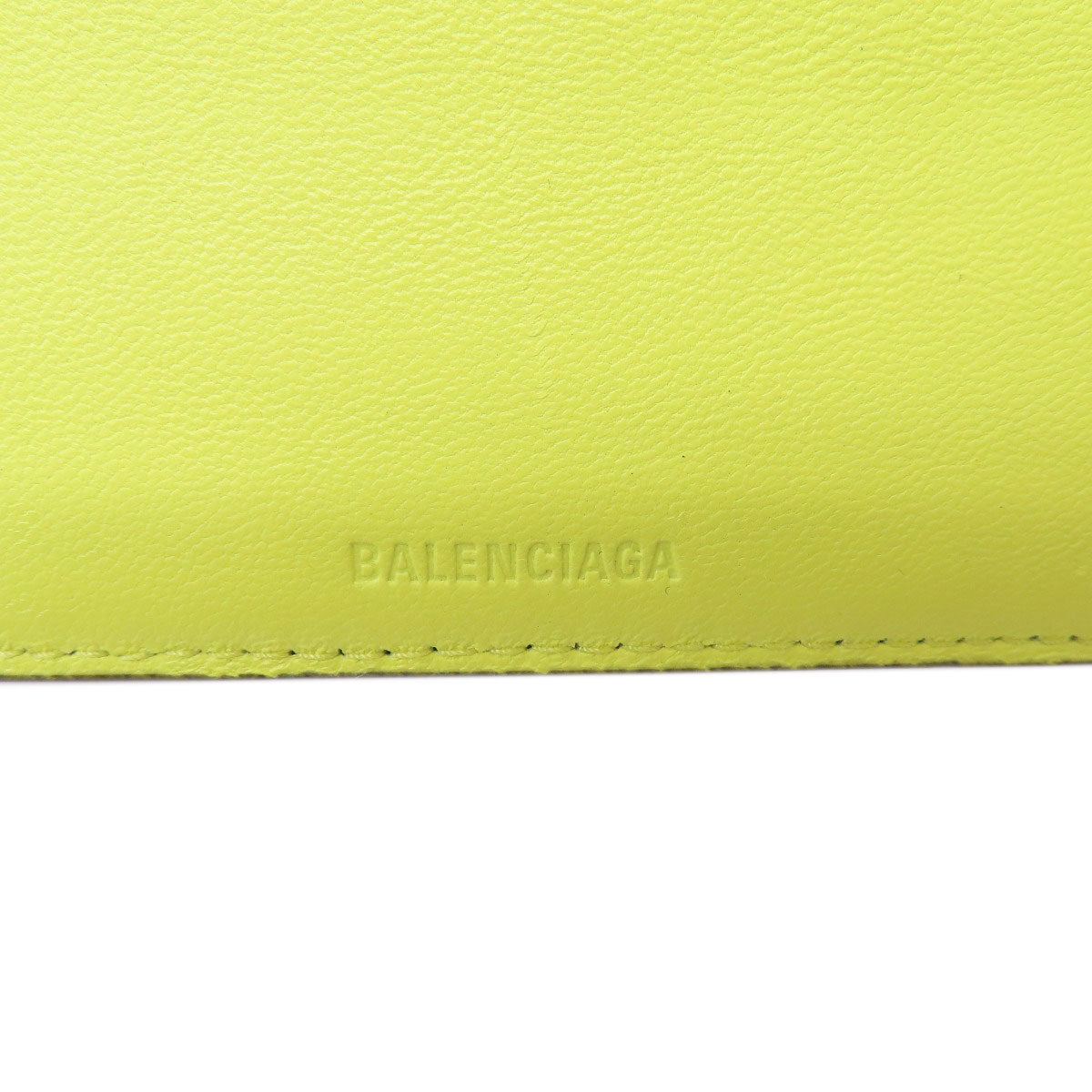 BALENCIAGA  664038 Bifold Wallet with Coin Pocket logo Leather Ladies