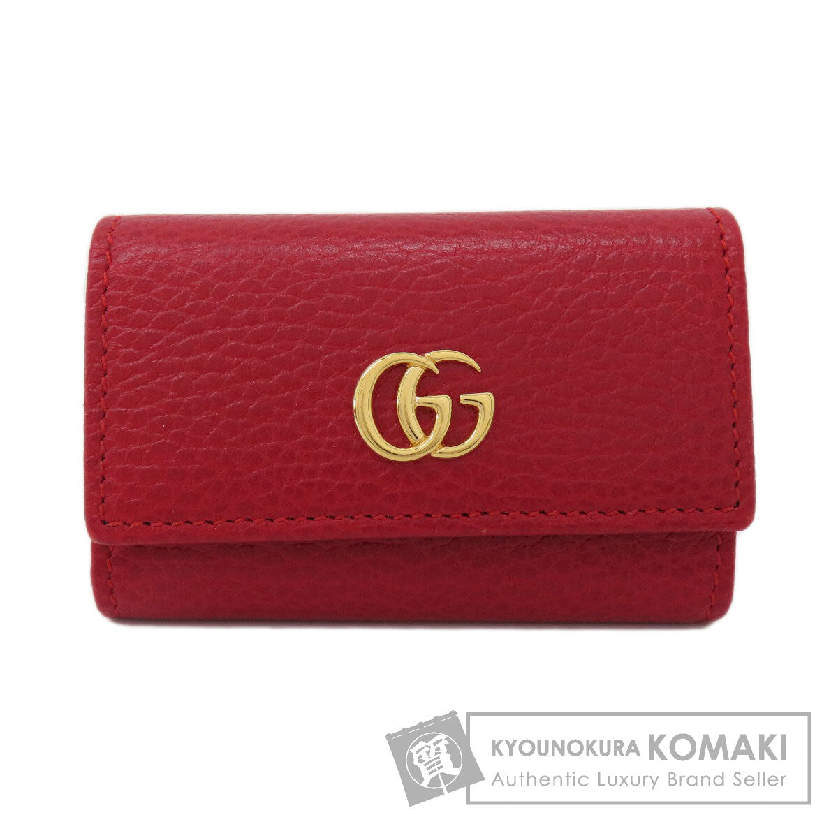 GUCCI  456118 key holder  GG Marmont Leather Ladies