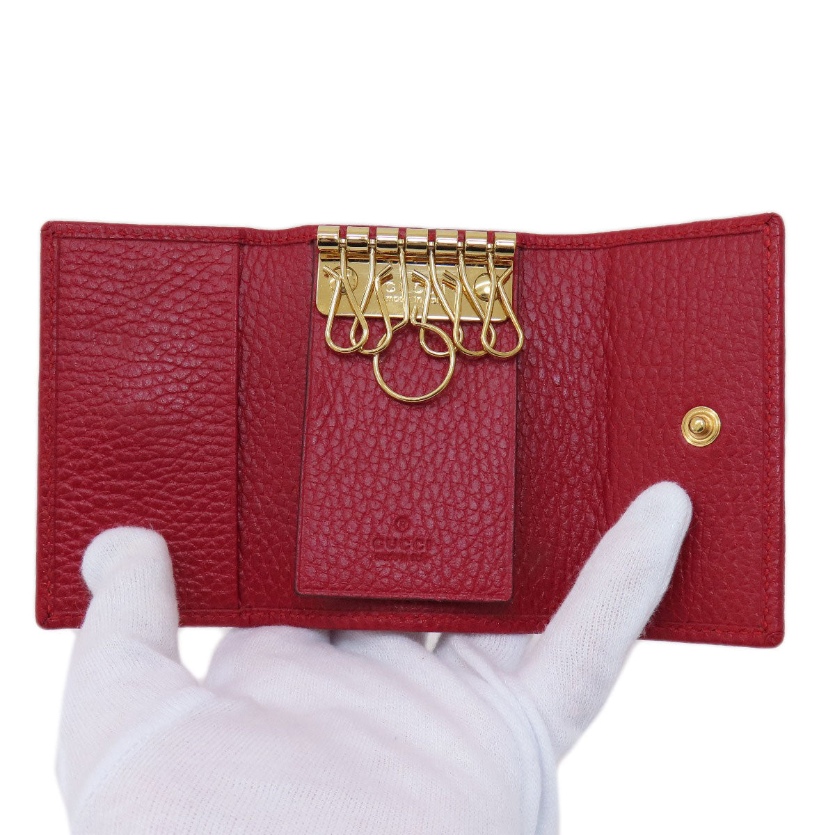 GUCCI  456118 key holder  GG Marmont Leather Ladies