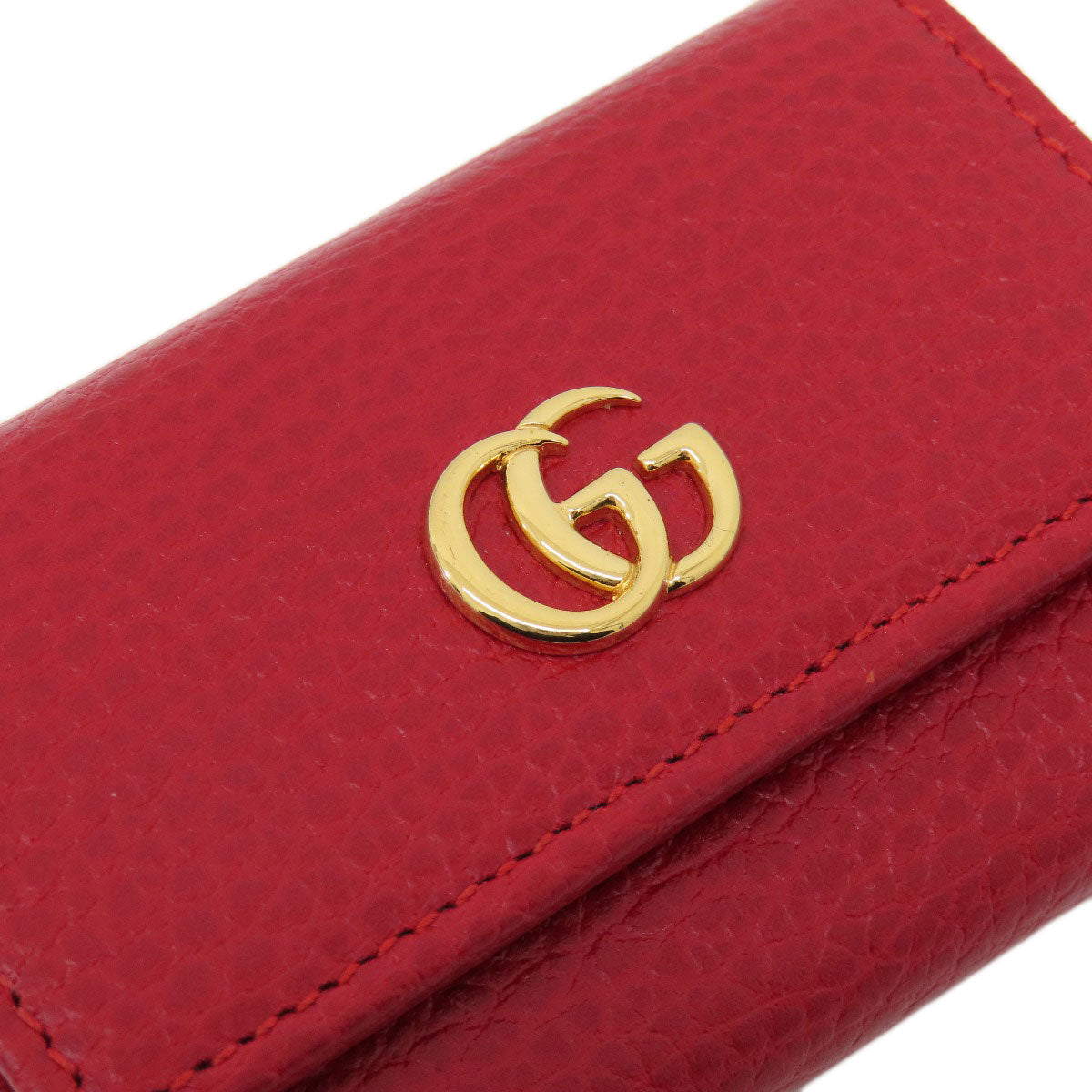 GUCCI  456118 key holder  GG Marmont Leather Ladies