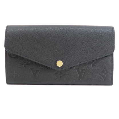 LOUIS VUITTON  M61182 Long wallet (with coin pocket) Portefeiulle Sarah Noir Empreinte Ladies