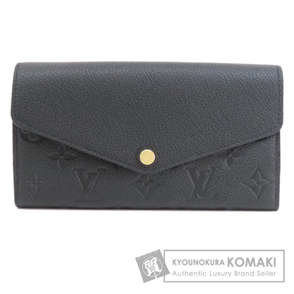 LOUIS VUITTON  M61182 Long wallet (with coin pocket) Portefeiulle Sarah Noir Empreinte Ladies