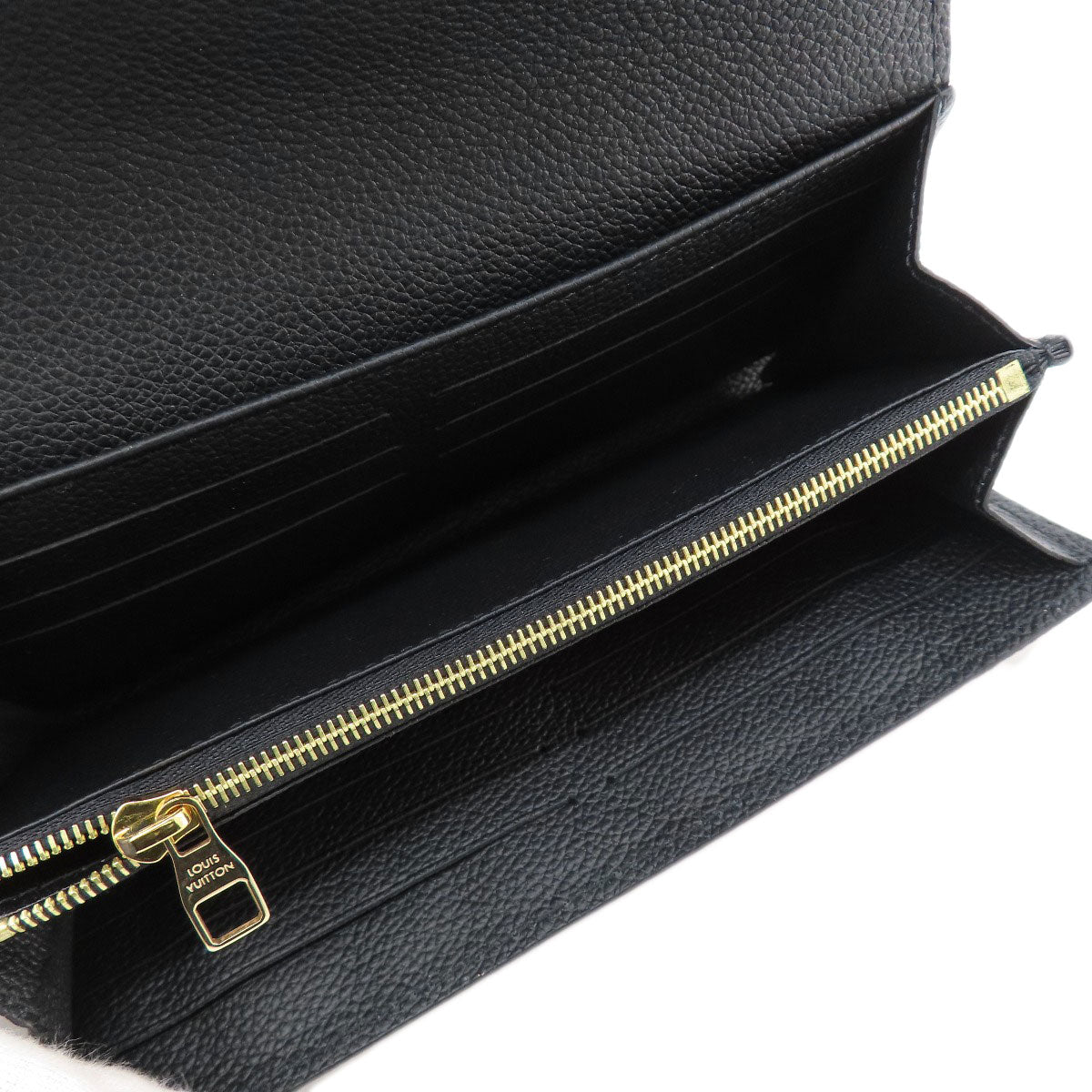 LOUIS VUITTON  M61182 Long wallet (with coin pocket) Portefeiulle Sarah Noir Empreinte Ladies