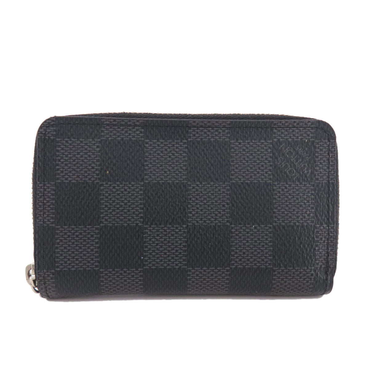 LOUIS VUITTON N63076 Zippy Coin Purse Damier Graphite coin purse Damier canvas mens [Used]