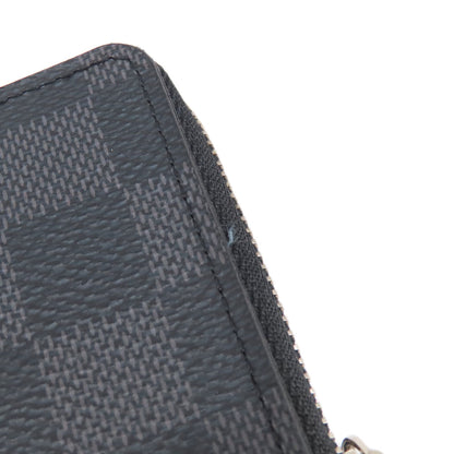 LOUIS VUITTON N63076 Zippy Coin Purse Damier Graphite coin purse Damier canvas mens [Used]