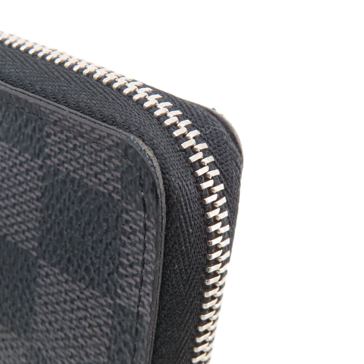 LOUIS VUITTON N63076 Zippy Coin Purse Damier Graphite coin purse Damier canvas mens [Used]