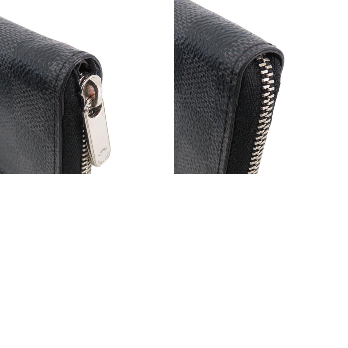 LOUIS VUITTON N63076 Zippy Coin Purse Damier Graphite coin purse Damier canvas mens [Used]