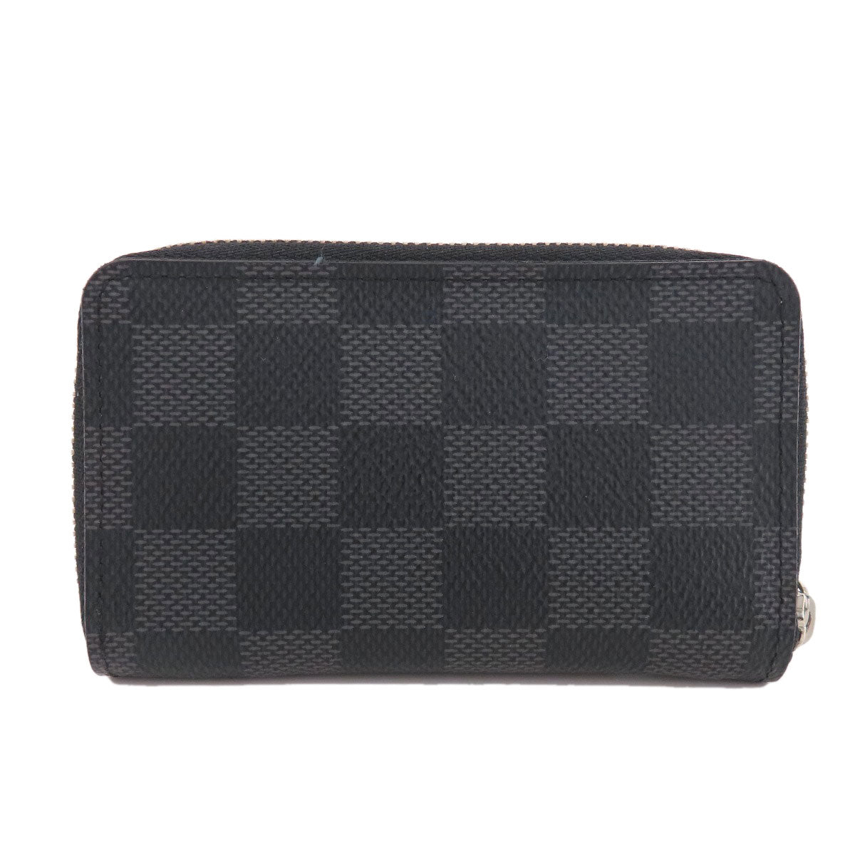LOUIS VUITTON N63076 Zippy Coin Purse Damier Graphite coin purse Damier canvas mens [Used]