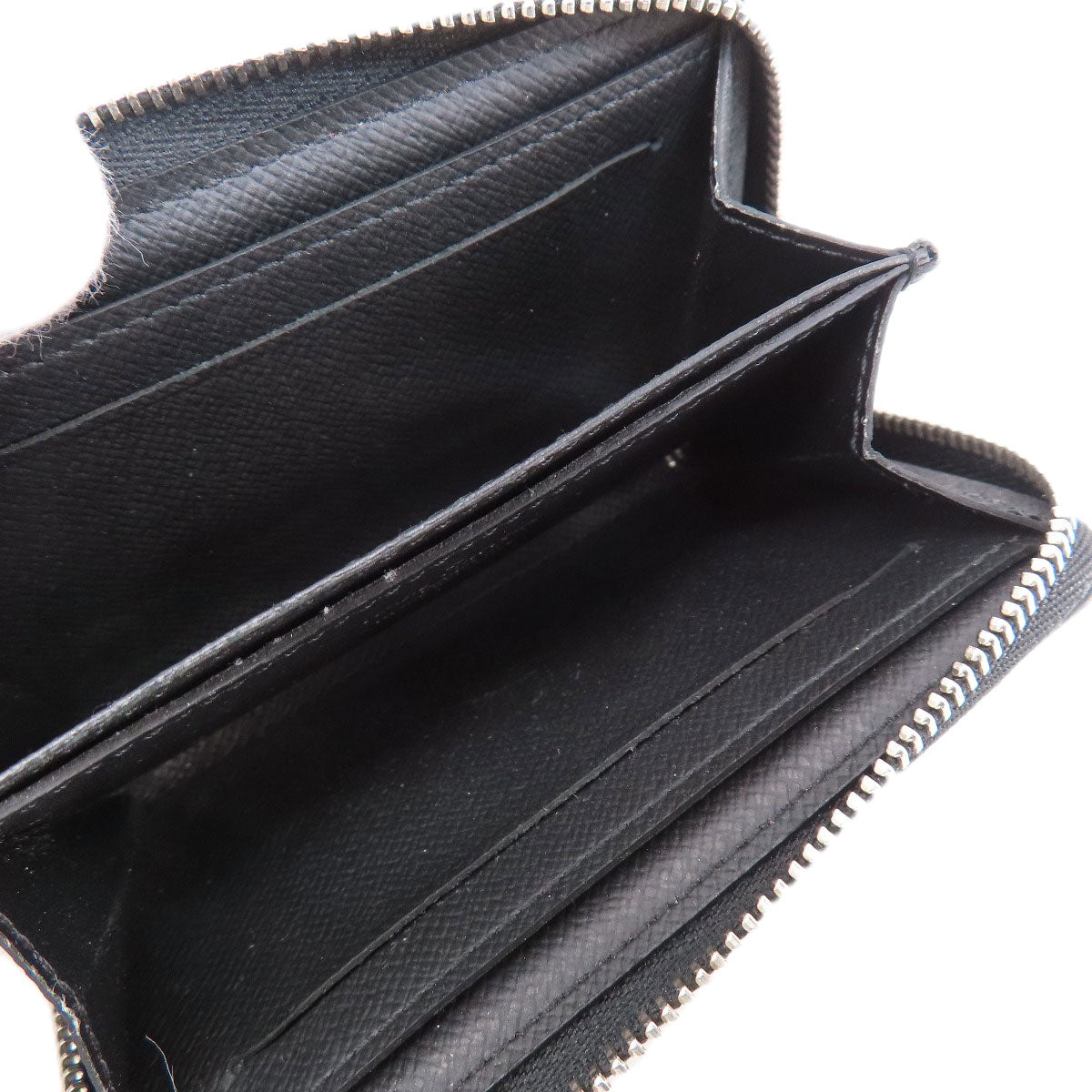 LOUIS VUITTON N63076 Zippy Coin Purse Damier Graphite coin purse Damier canvas mens [Used]